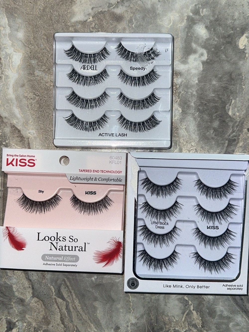 Kiss Mixed Black False Eyelash Multipack - Natural & Dramatic Styles
